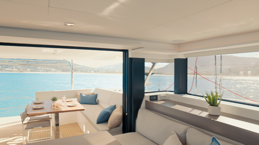 Leopard 45 Catamaran Interior